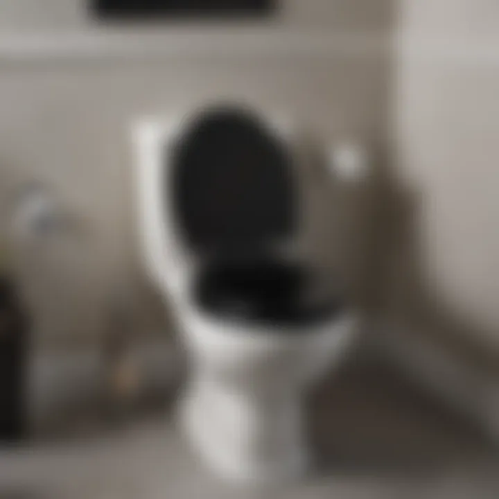 Elegantly Designed Mayfair by Bemis Toilet Seat in Chic Black