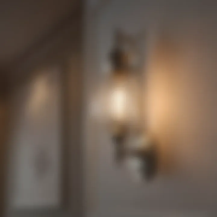 Chic Satin Nickel Painted Light Fixture