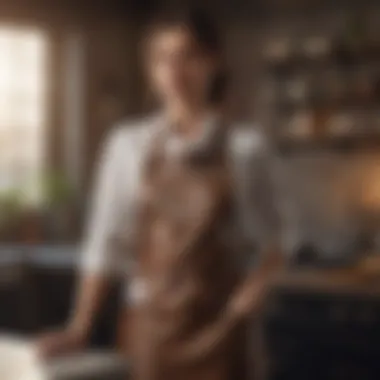 Chic CLC Apron in Beauty Business Fashionable and functional CLC apron for beauty industry