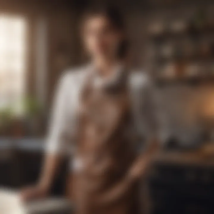 Chic CLC Apron in Beauty Business Fashionable and functional CLC apron for beauty industry