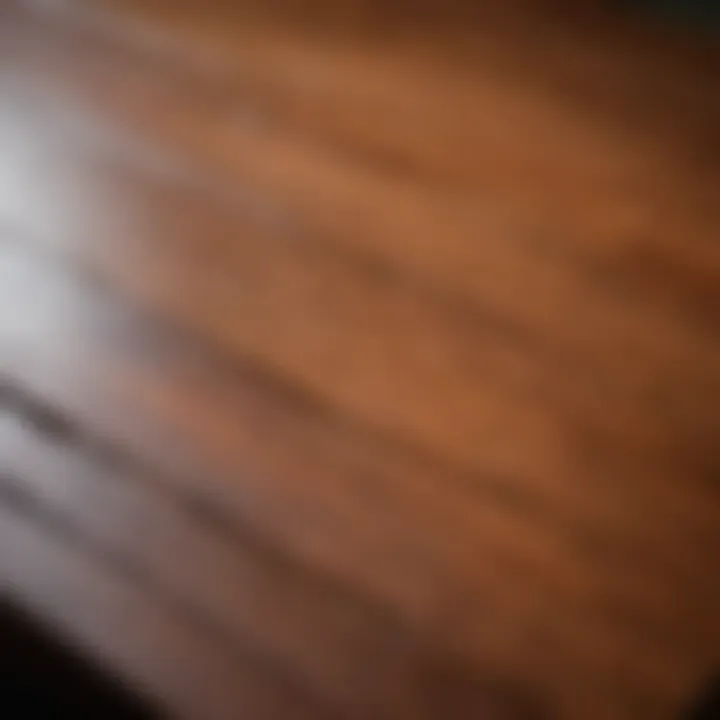 Clear Finish Highlighting Wood Grain with Minwax Polycrylic