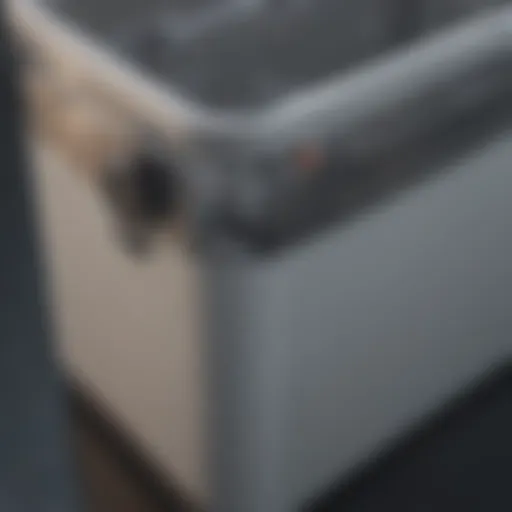 Innovative Locking System for Security Clear storage bin with secure locking mechanism