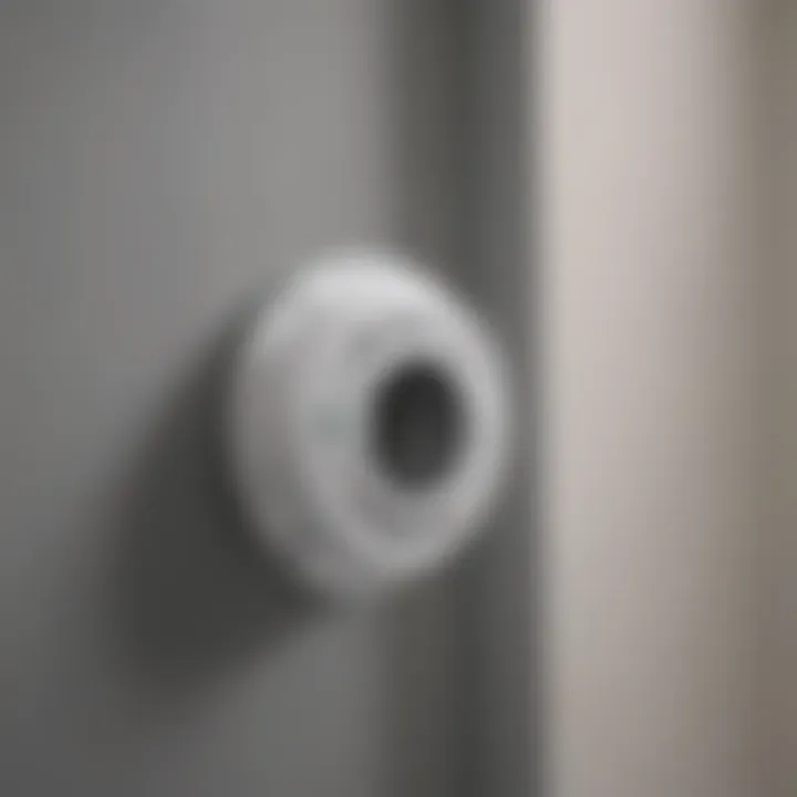 Close-up of PVC closet flange functionality