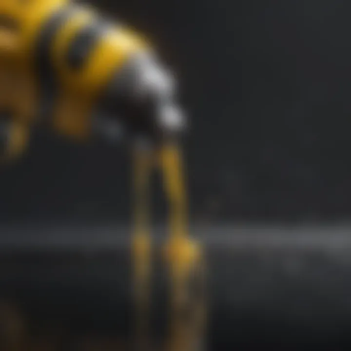 Close-up of spray nozzle dispersing solution to combat yellow jackets