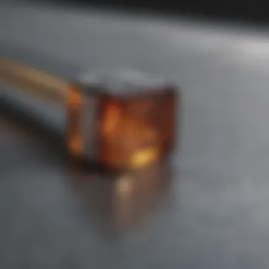 Precision Engineering Square furniture slider close-up