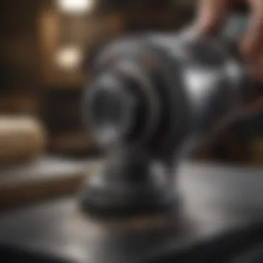 Precision in Speed Control for Orbital Sanders Close-up of variable speed control on orbital sander