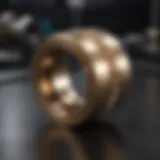 Precision-engineered coaxial bushing in industrial setting