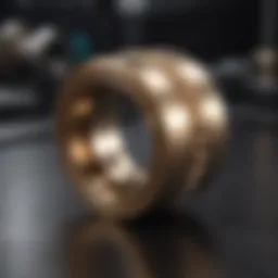 Precision-engineered coaxial bushing in industrial setting