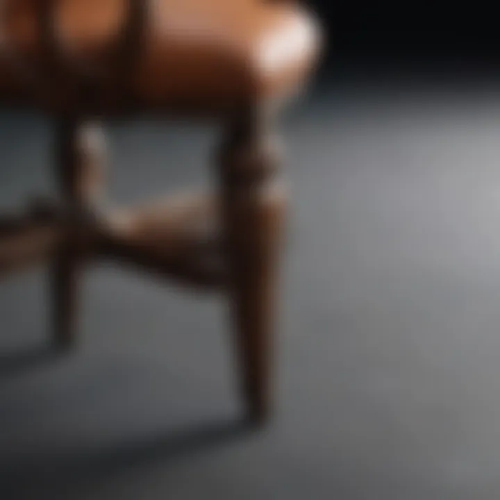 Comparison of different shapes and sizes of swivel chair leg protectors