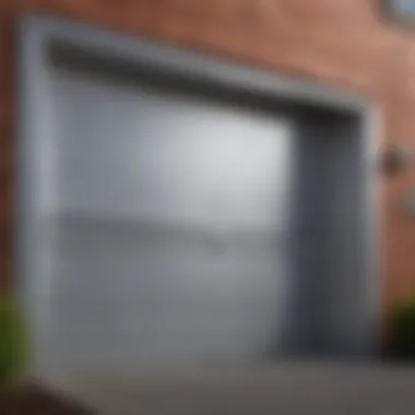 Thermal Efficiency of Aluminum Garage Doors Cross-section of an aluminum garage door highlighting thermal efficiency