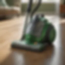 Detailed view of the Bissell Big Green Cleaner highlighting its features