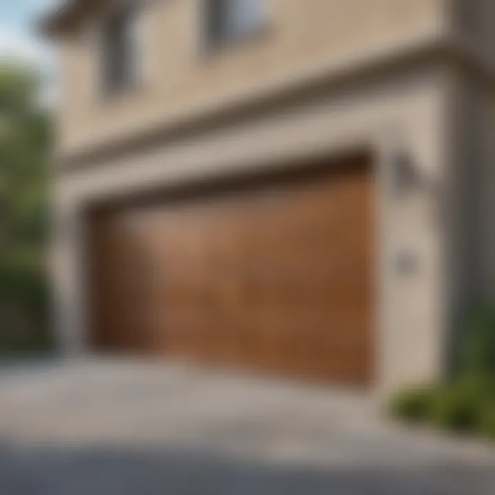 Elegant 10x7 garage door showcasing modern design