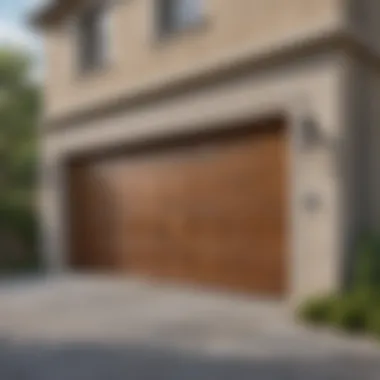 Modern Design of a 10x7 Garage Door Elegant 10x7 garage door showcasing modern design