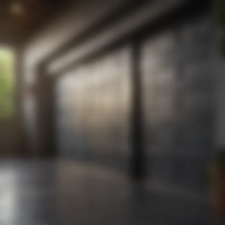 Installation of a garage door with precision tools