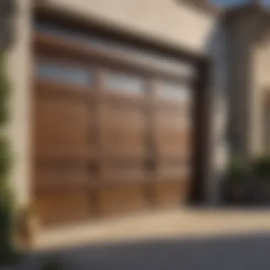 Materials used in constructing a garage door