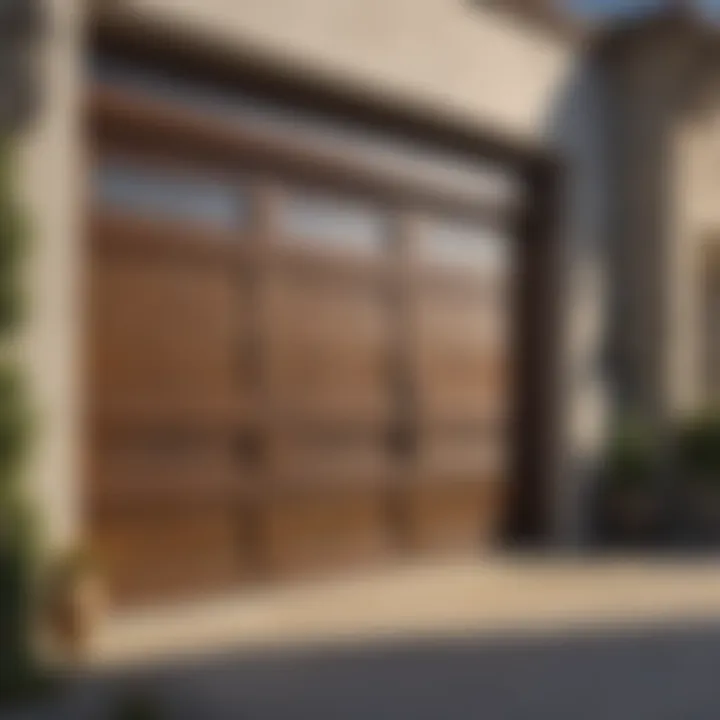 Materials used in constructing a garage door