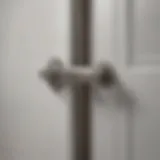 Illustration of the Larson Screen Door Closer showcasing its sleek design