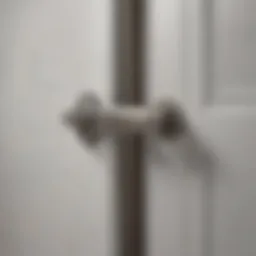 Illustration of the Larson Screen Door Closer showcasing its sleek design