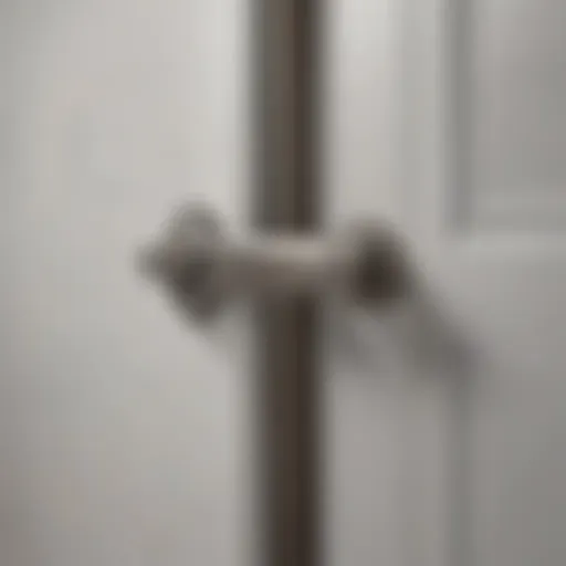 Illustration of the Larson Screen Door Closer showcasing its sleek design