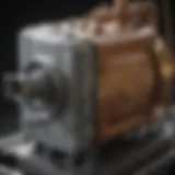 Detailed schematic of a condensate water pump