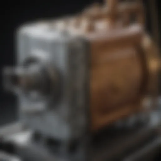 Detailed schematic of a condensate water pump
