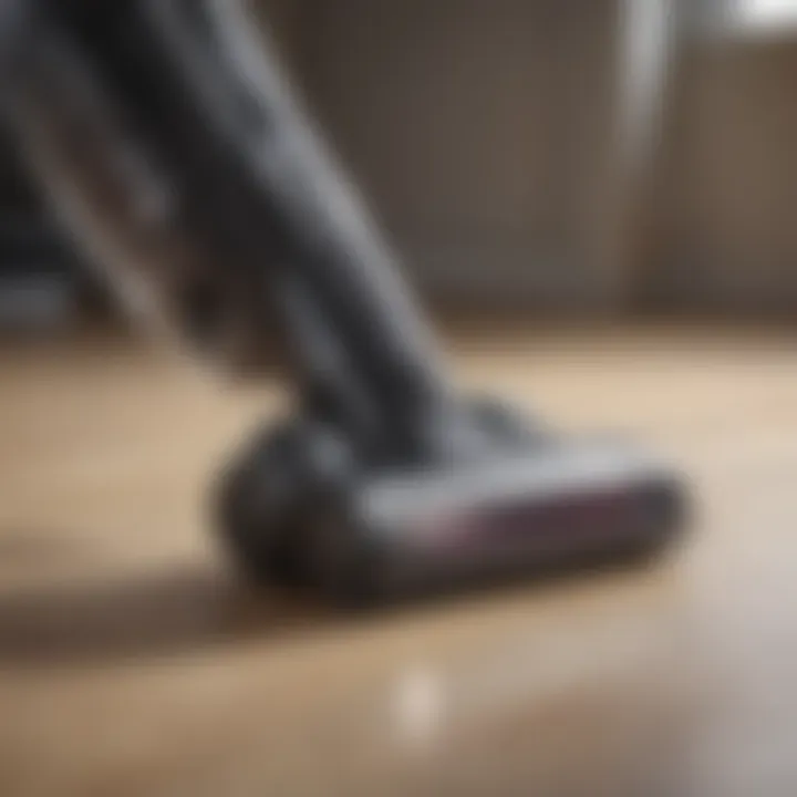 Advanced Technology in Cordless Vacuums Close-up of advanced technology in a cordless vacuum