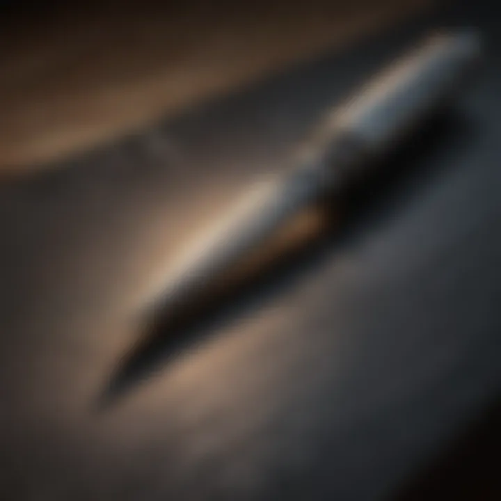 Detailed illustration of reamer blade design features