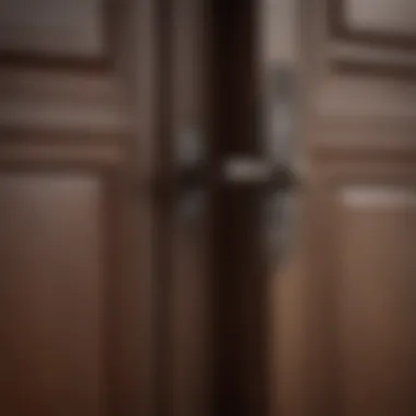 Elegance in Design: Oil Rubbed Bronze Handle Set Elegant oil rubbed bronze front door handle set showcasing intricate design details