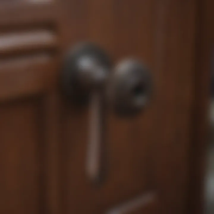Installation guide for oil rubbed bronze door handle set with tools and materials