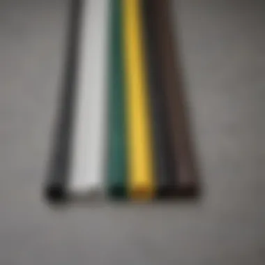 Diverse Types of Weatherstrip Seals A variety of garage door weatherstrip seals displayed to highlight different materials and types.