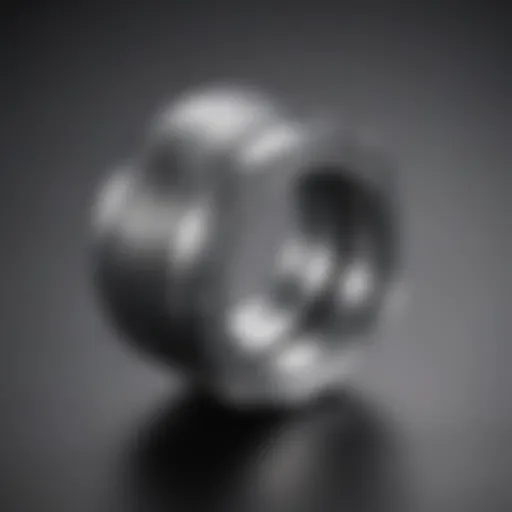 Thread Design of a Helicoil Insert Detail view of a helicoil insert showcasing its thread design