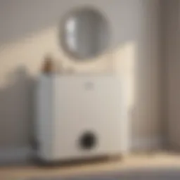 Sleek design of a lowboy electric water heater
