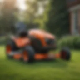 Lawn mower performance demonstration