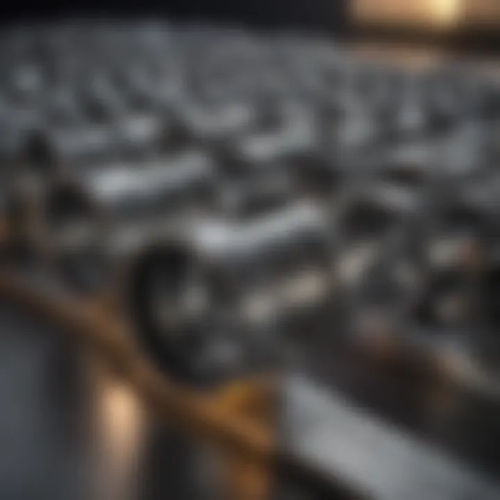 Materials for Metal Duct Clamps Materials used in the manufacturing of metal duct clamps displayed