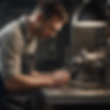 Mechanic Using High-Quality Bolt Extractor