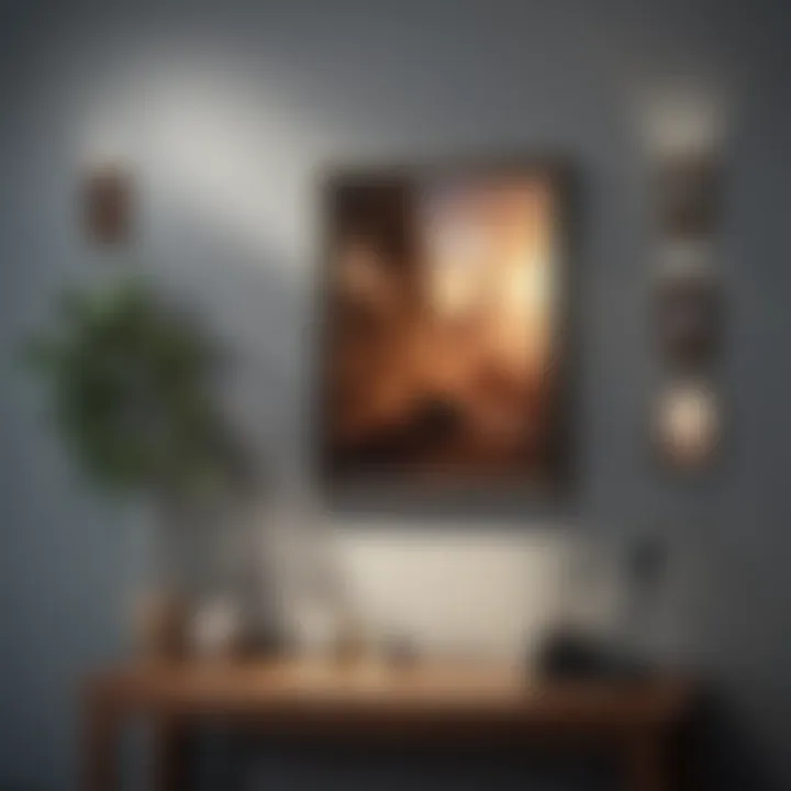 Display of various Command picture hanging product types