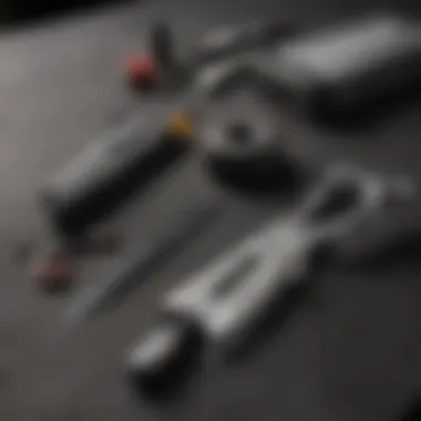 Tools for Bedliner Application Essential tools laid out for bedliner application