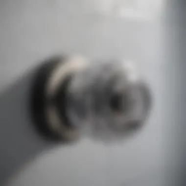 Shower valve handle
