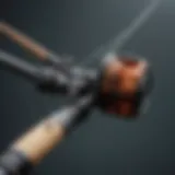 Illustration of advanced fishing rod technology