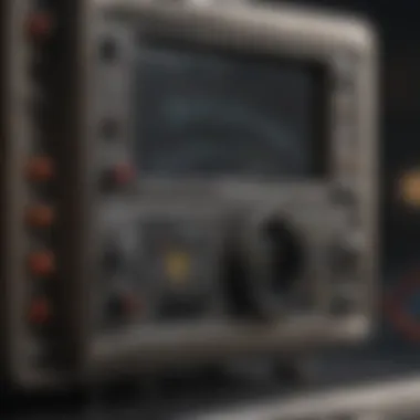 An advanced GB voltage tester displaying intricate circuit details