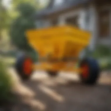 Innovative features of a modern push spreader