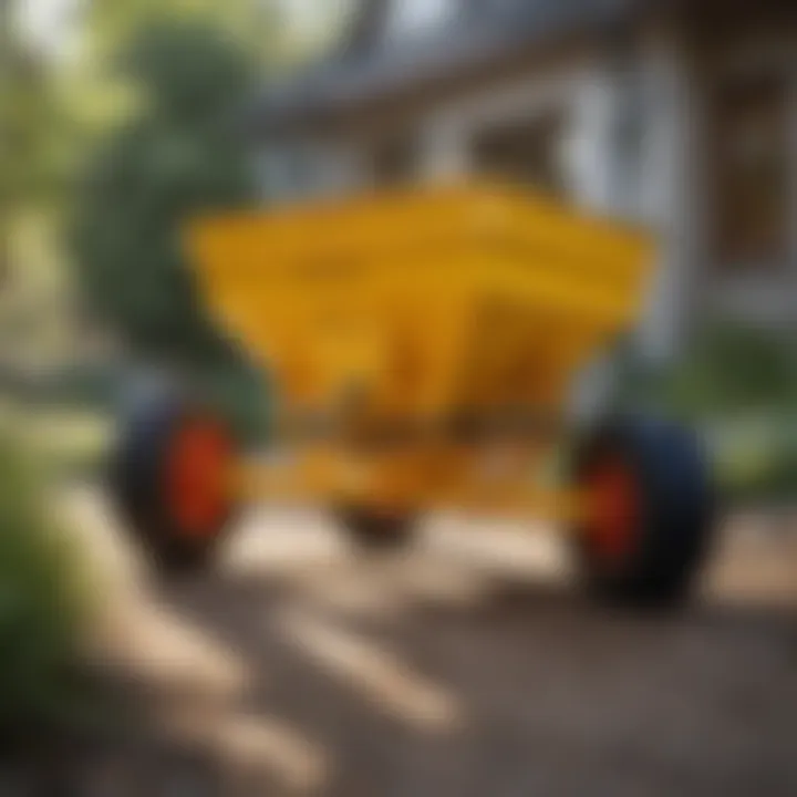 Innovative features of a modern push spreader