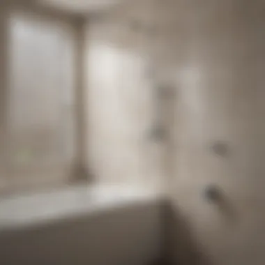 Luxurious Shower Upgrade Finished single handle tub and shower valve installed in a luxurious setting