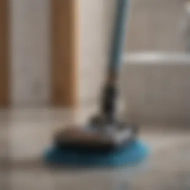 Efficient cleaning tools for bathroom floors