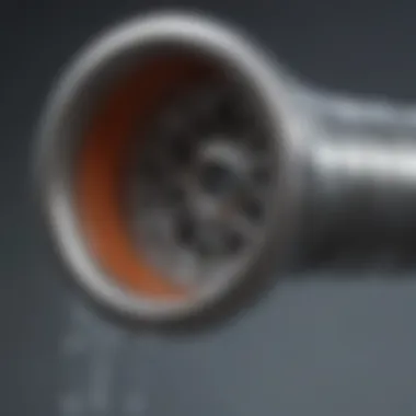 Materials Used in Garden Hose Fittings Close-up view of durable materials used in fittings