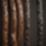 A detailed view of various log chain repair links showcasing their unique designs and features.