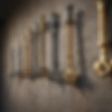 Illustration showing different types of masonry anchors