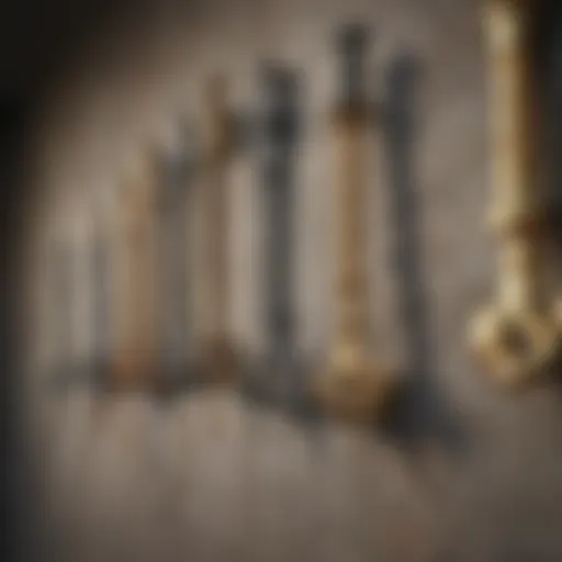 Illustration showing different types of masonry anchors