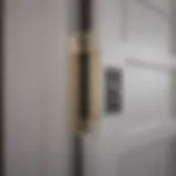 Elegant pocket door kit showcasing soft close mechanism