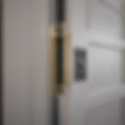 Elegant pocket door kit showcasing soft close mechanism